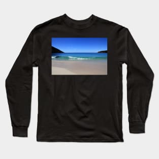 Wine Glass Bay Tasmania Long Sleeve T-Shirt